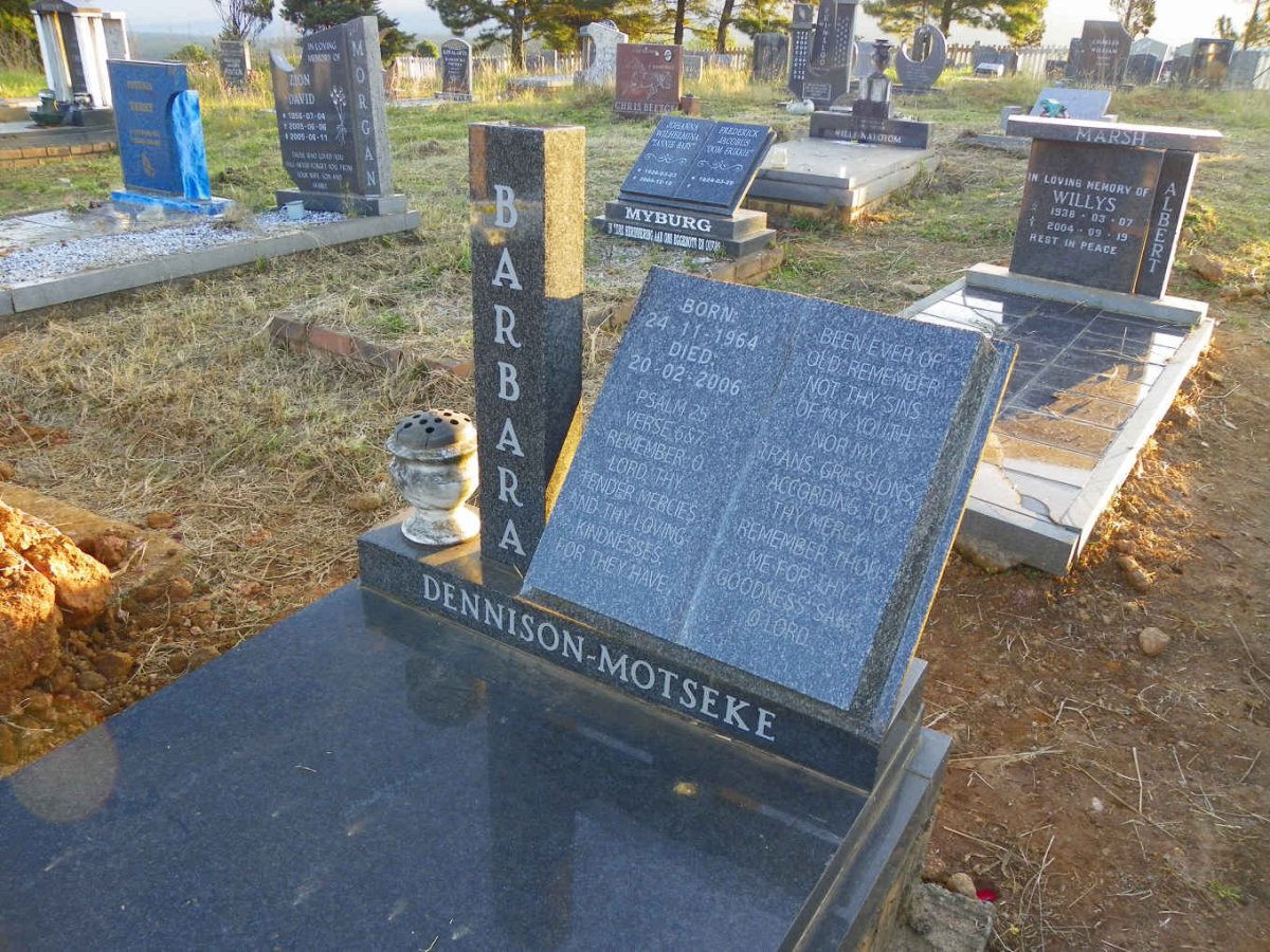 MOTSEKE Barbara, DENNISON 1964-2006