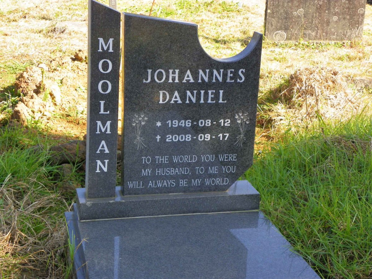 MOOLMAN Johannes Daniel 1946-2008