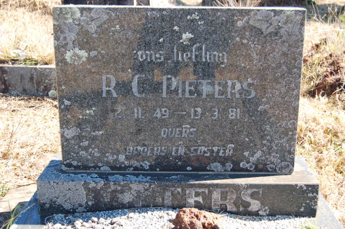 PIETERS R.C. 1949-1981