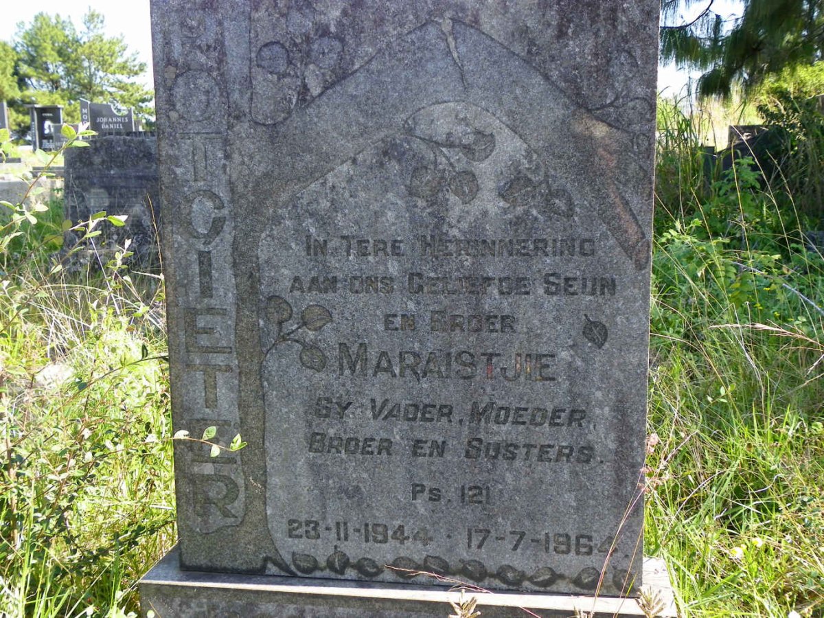 POTGIETER Jacobus Marais 1944-1964
