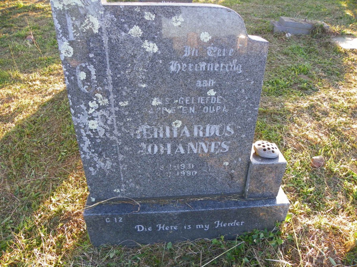 ROUX Gerhardus Johannes 193?-1990