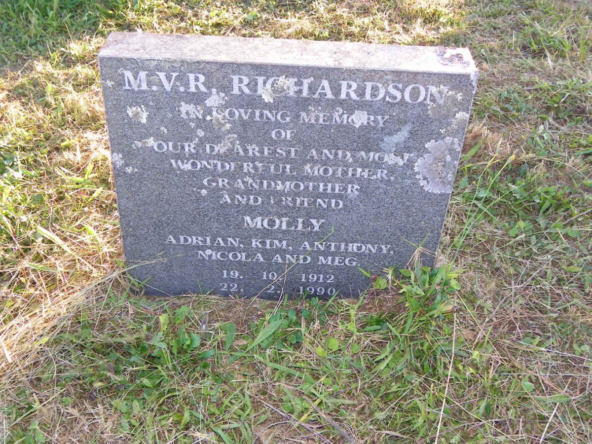 RICHARDSON M.V.R. 1912-1990
