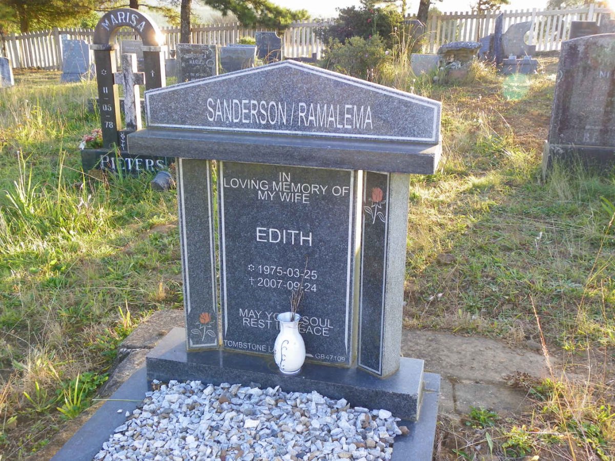 SANDERSON Edith, RAMALEMA 1975-2007