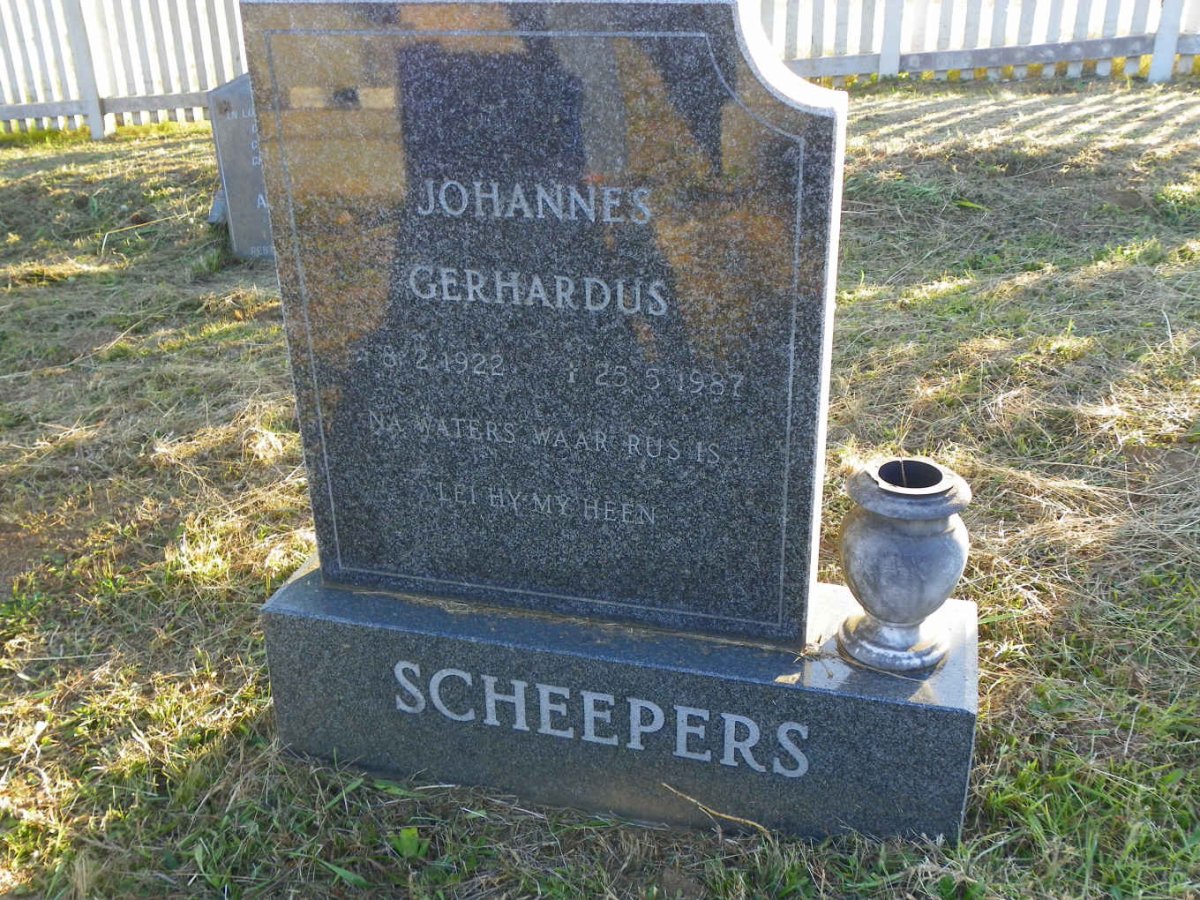 SCHEEPERS Johannes Gerhardus 1922-1987