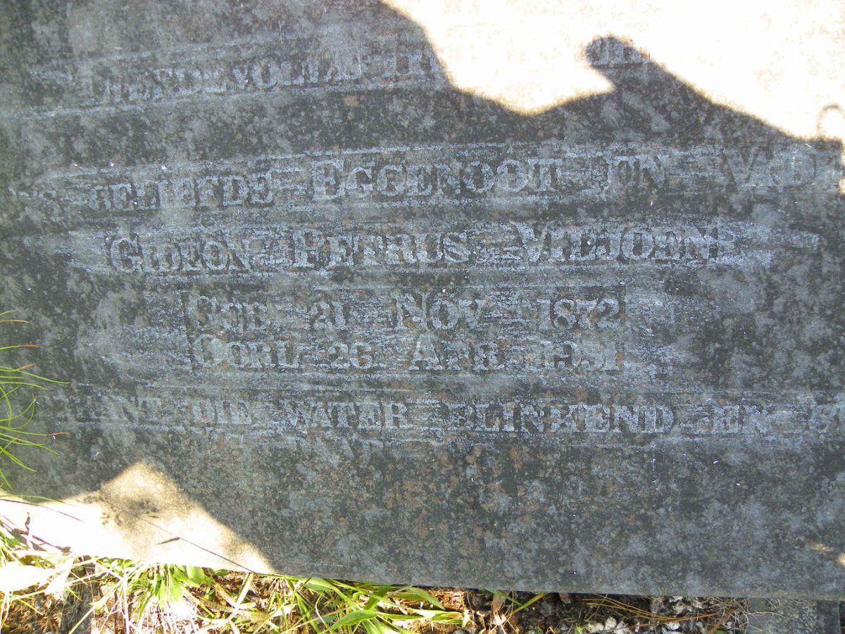 VILJOEN Gideon Petrus 1872-1951 _1
