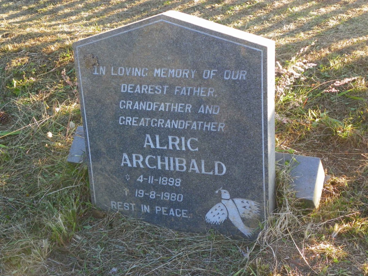 WIGGILL Alric Archibald 1898-1980
