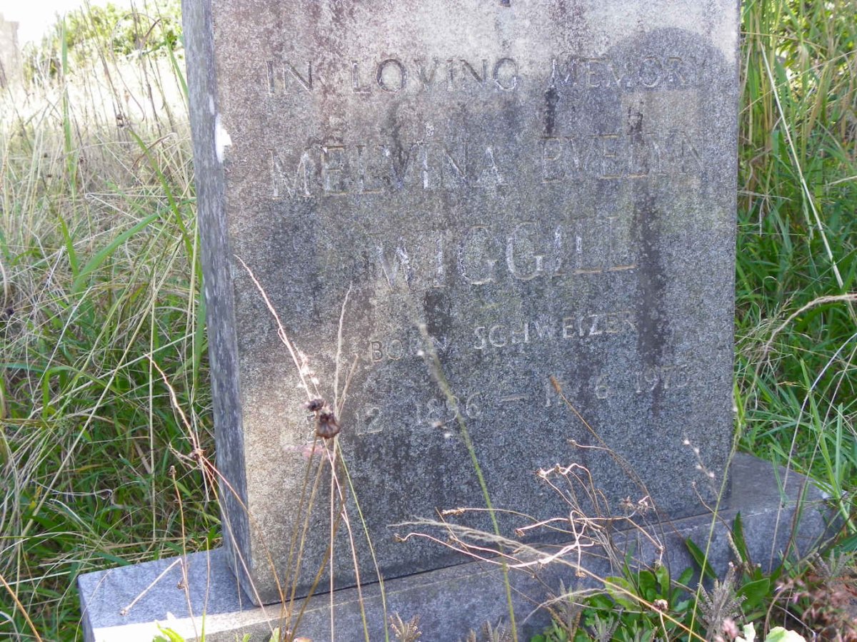 WIGGILL Melvina Evelyn nee SCHWEIZER 1896-1975