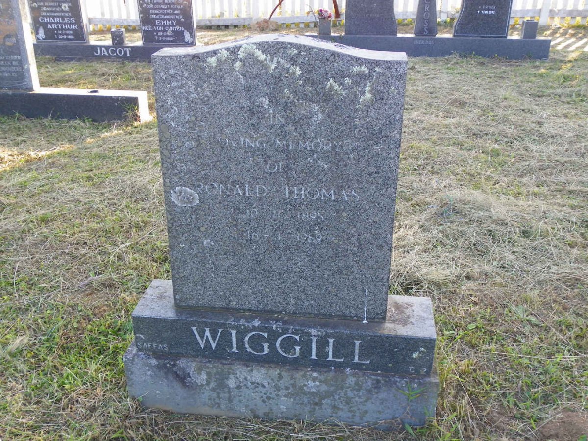 WIGGILL Ronald Thomas 1895-1989
