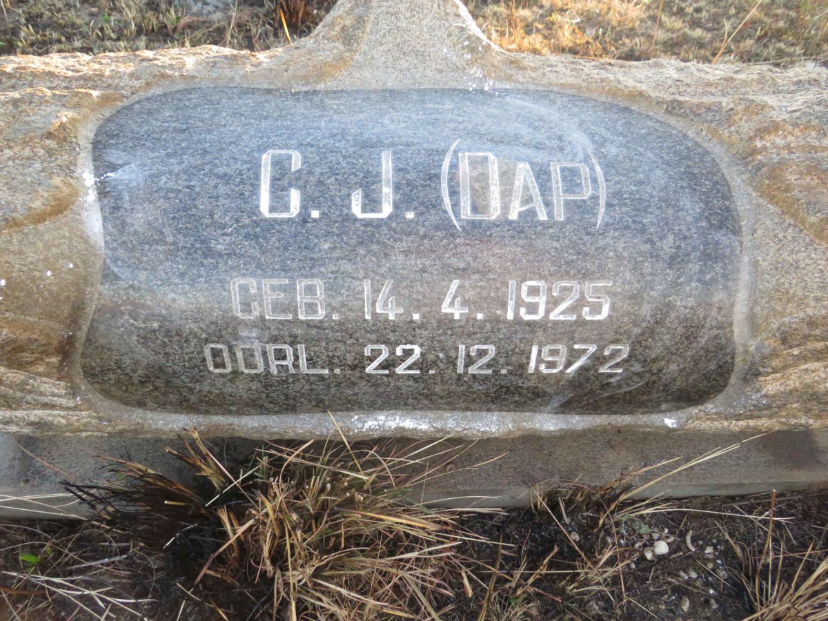 ? C.J. (Dap) 1925-1972