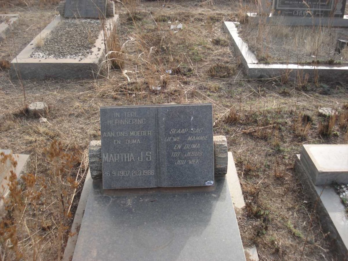 BREYTENBACH Martha J.S. 1907-1986