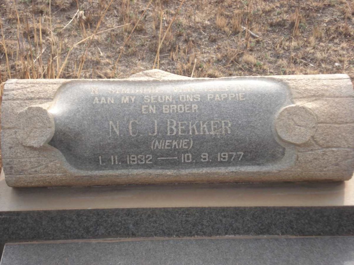BEKKER N.C.J. 1932-1977