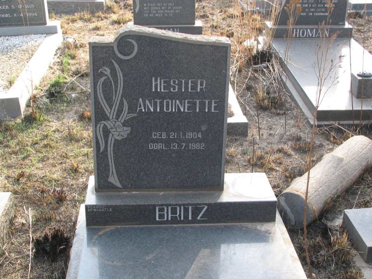 BRITZ Hester Antoinette 1904-1982