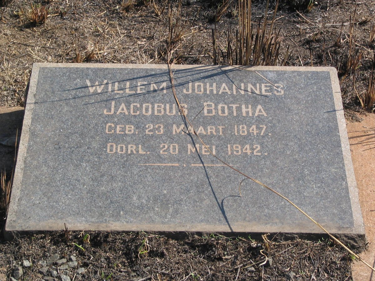 BOTHA Willem Johannes Jacobus 1874-1942 