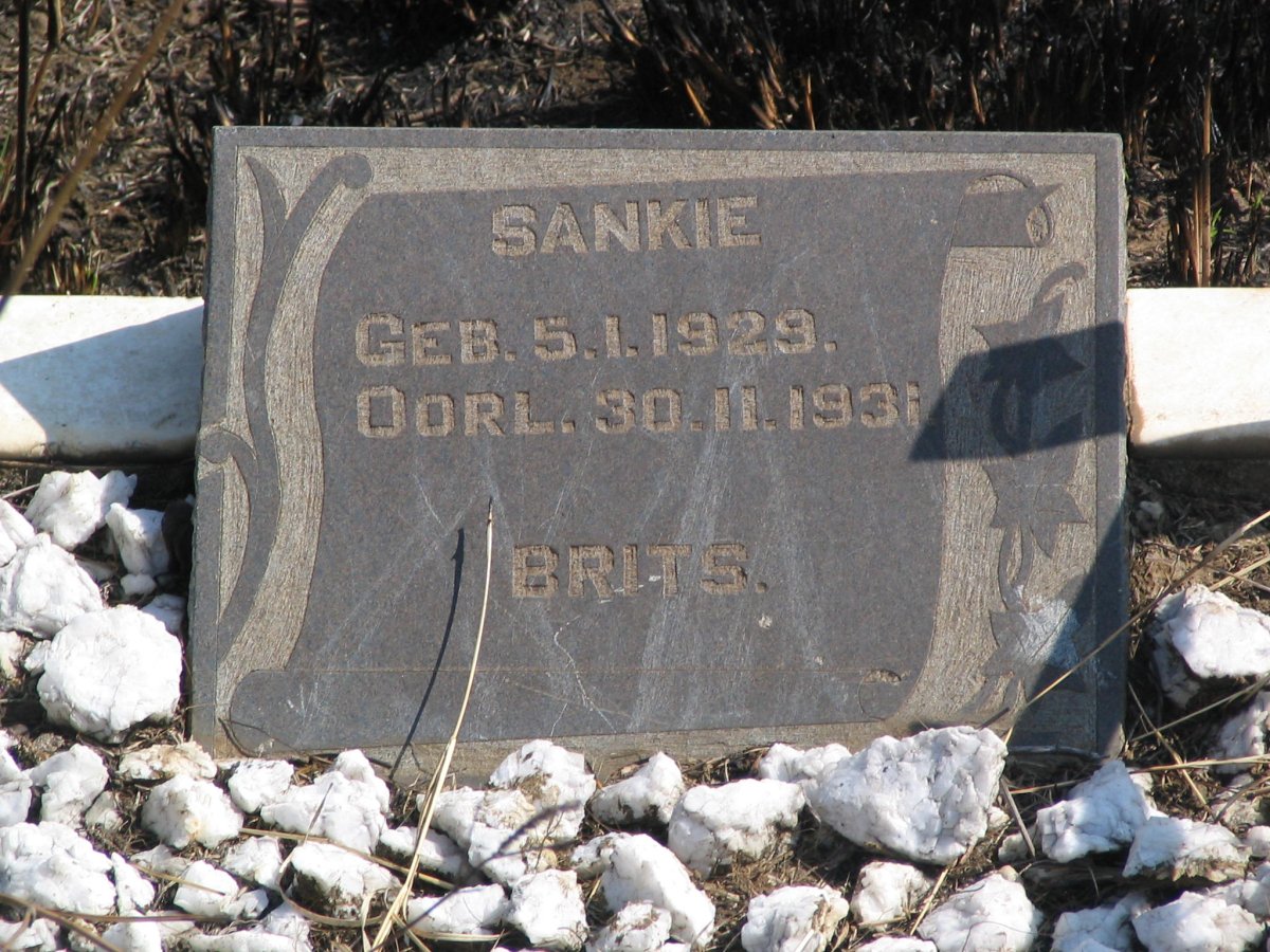 BRITS Sankie 1929-1931