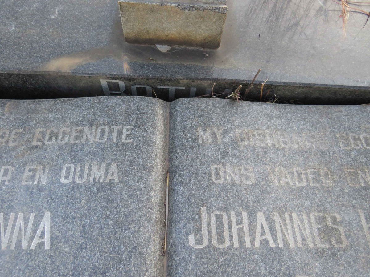 BOTHA Johannes Hendrik Petrus 1914-1986 & Johanna Adriana 1915-1970_1