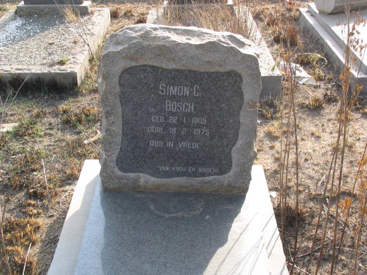 BOSCH Simon C. 1909-1975
