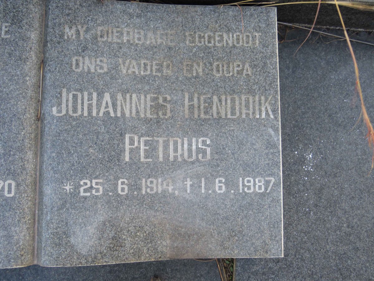 BOTHA Johannes Hendrik Petrus 1914-1986 & Johanna Adriana 1915-1970_2