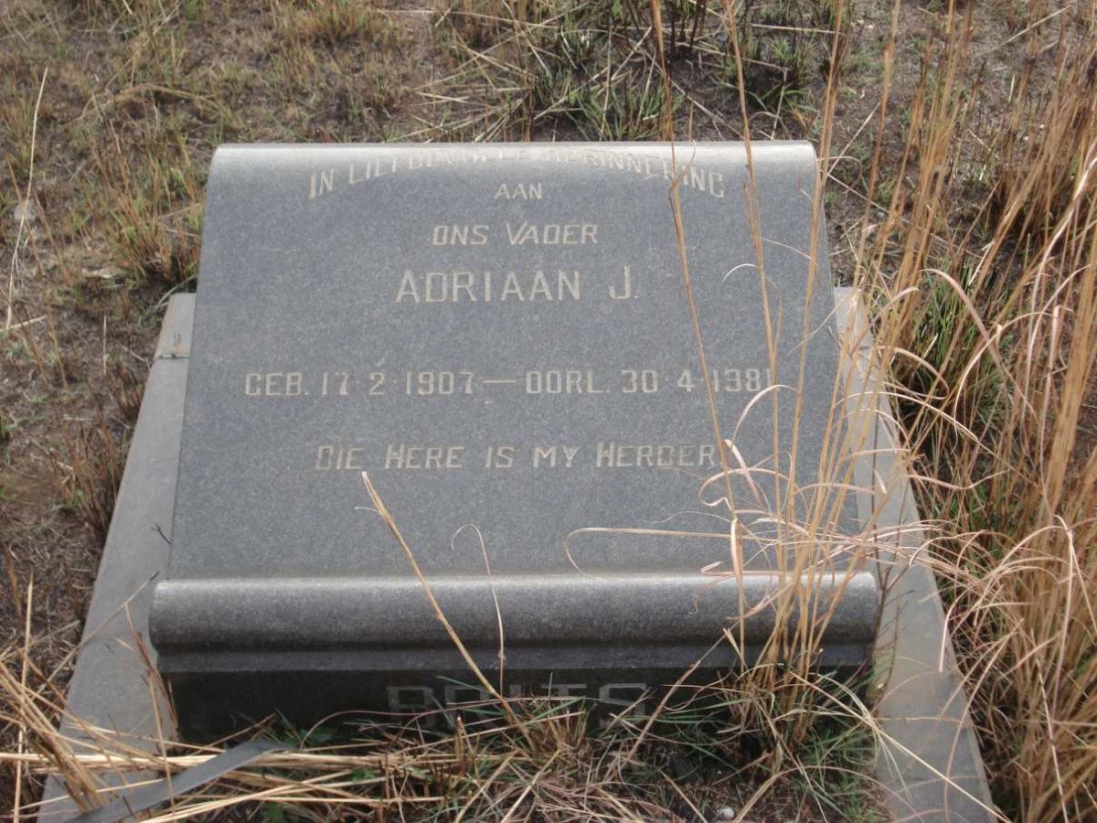BRITS Adriaan J. 1907-1981