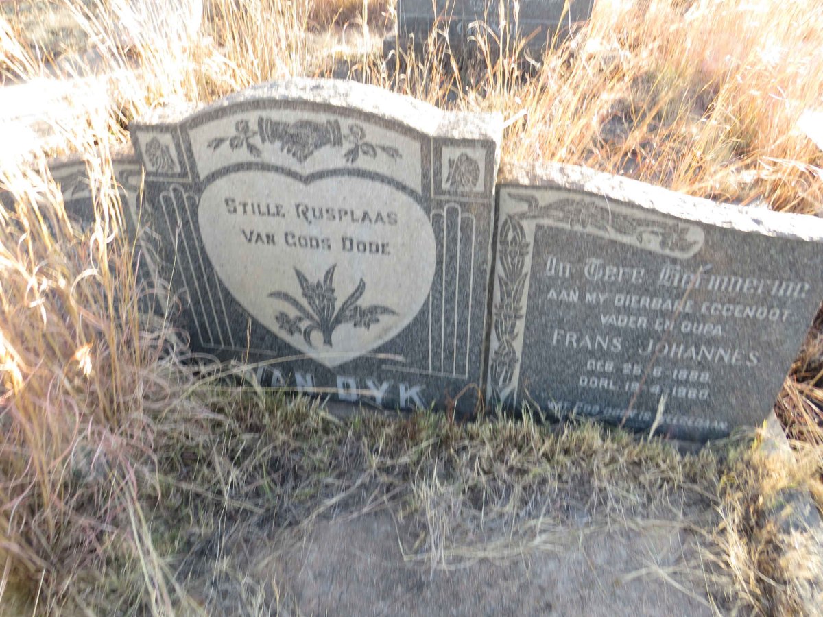 DYK Frans Johannes, van 1888-1960 & Sophia Magdalena BOTHA 1895 _1