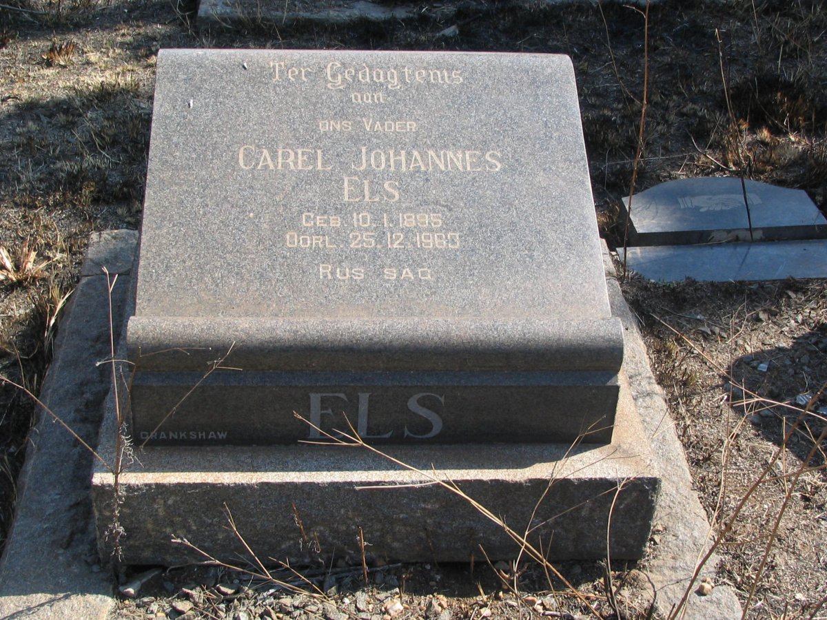 ELS Carel Johannes 1895-1963
