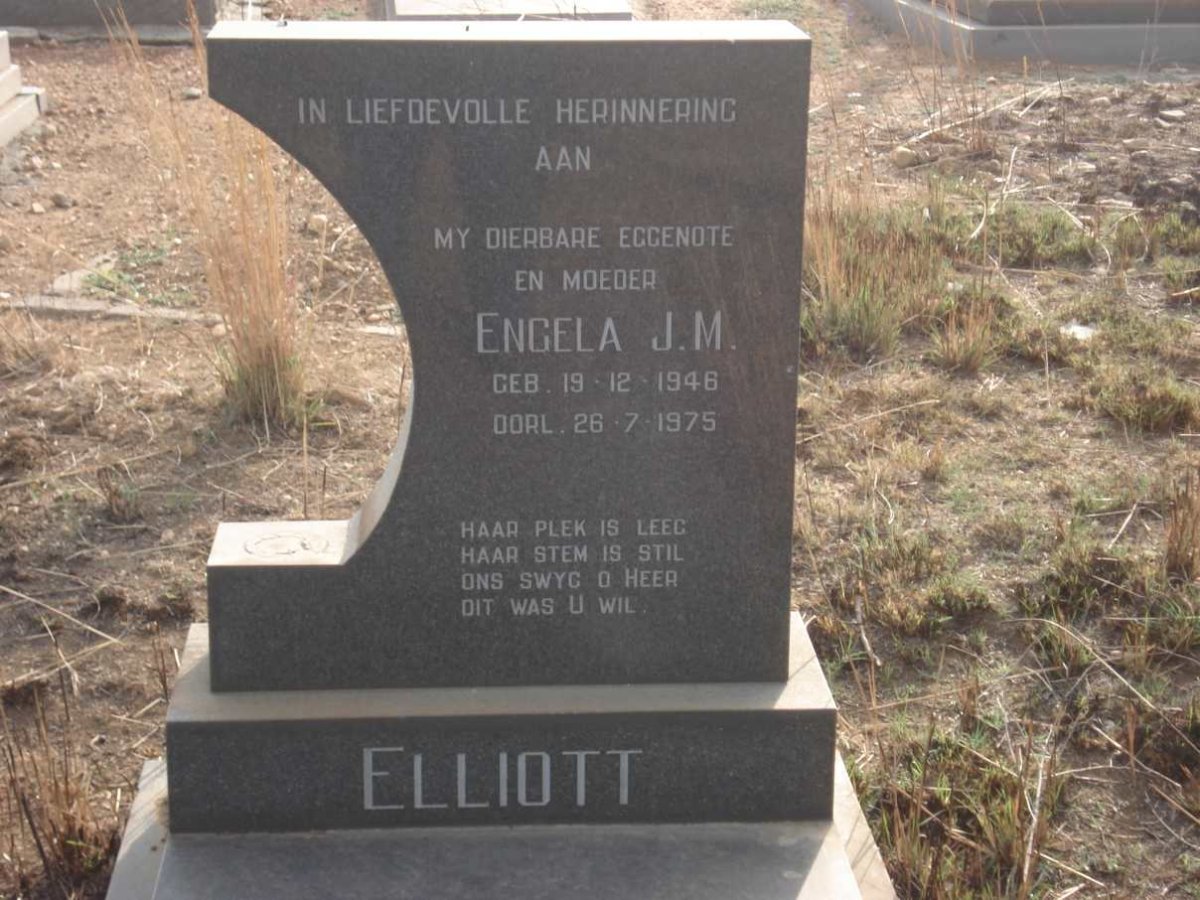 ELLIOTT Engela J.M. 1946-1975