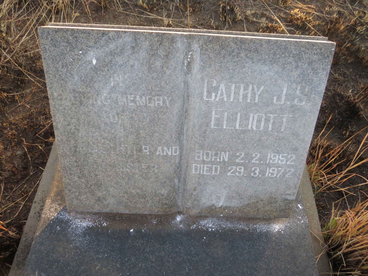 ELLIOTT Cathy J.S. 1952-1972