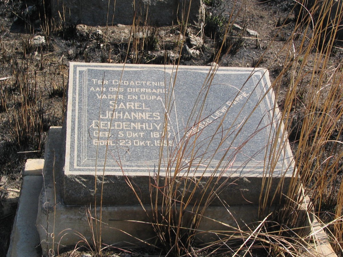 GELDENHUYS Sarel Johannes 1877-1955 