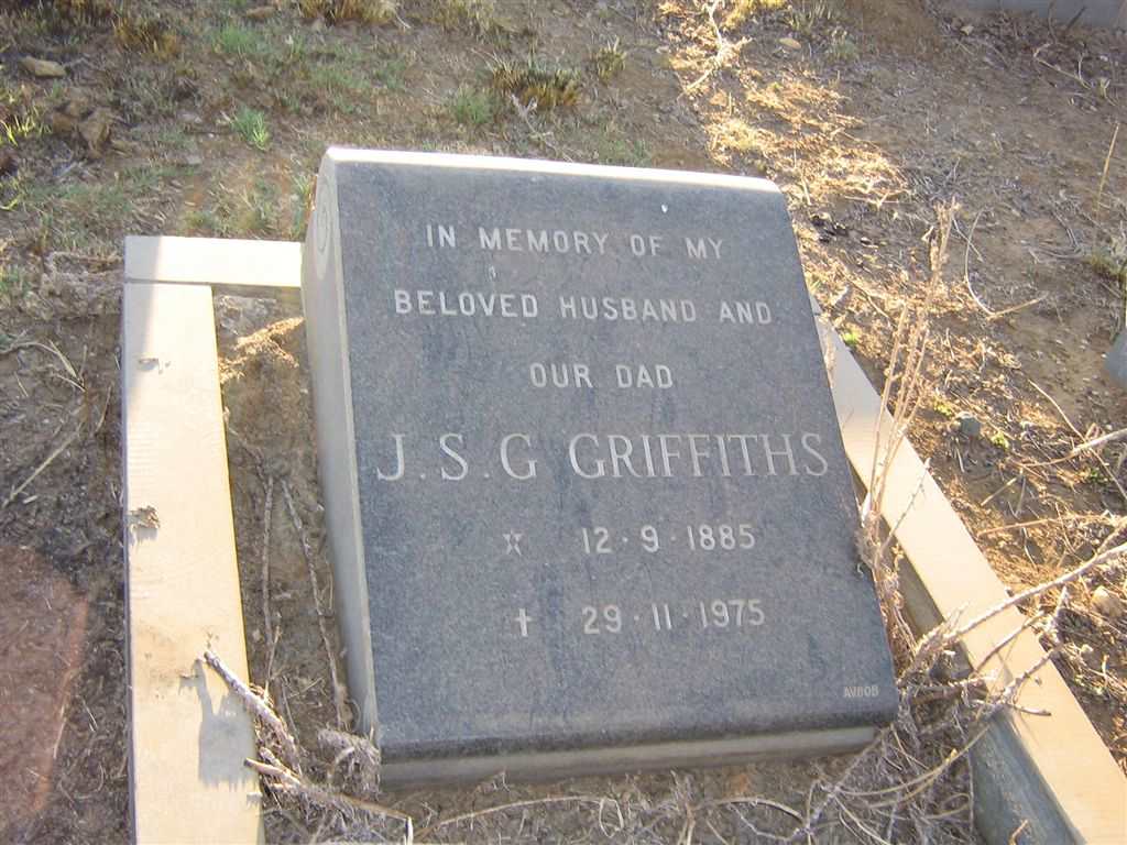 GRIFFITHS J.S.G. 1885-1975