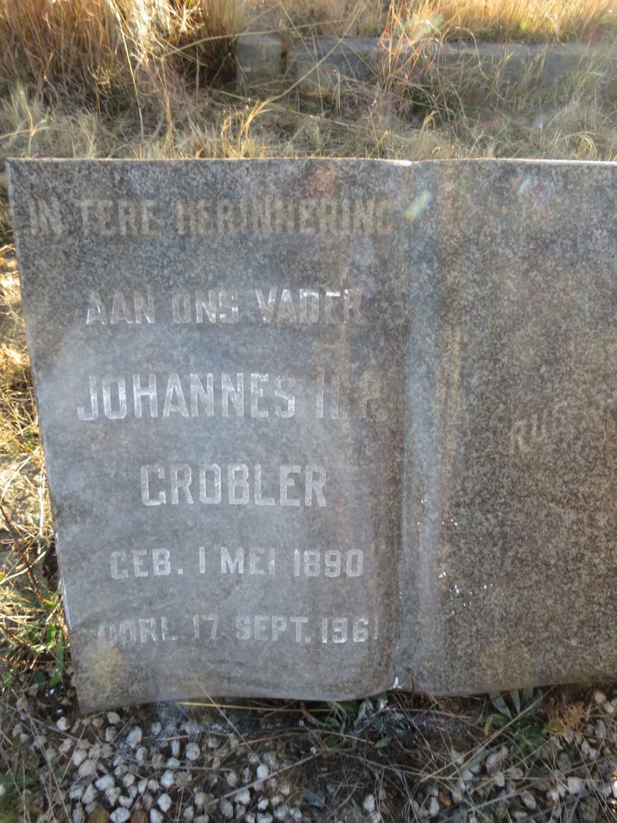 GROBLER Johannes H.P. 1890-1961