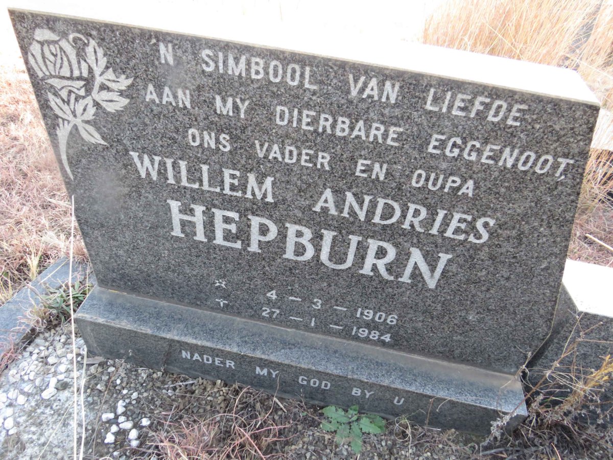 HEPBURN Willem Andries 1906-1984