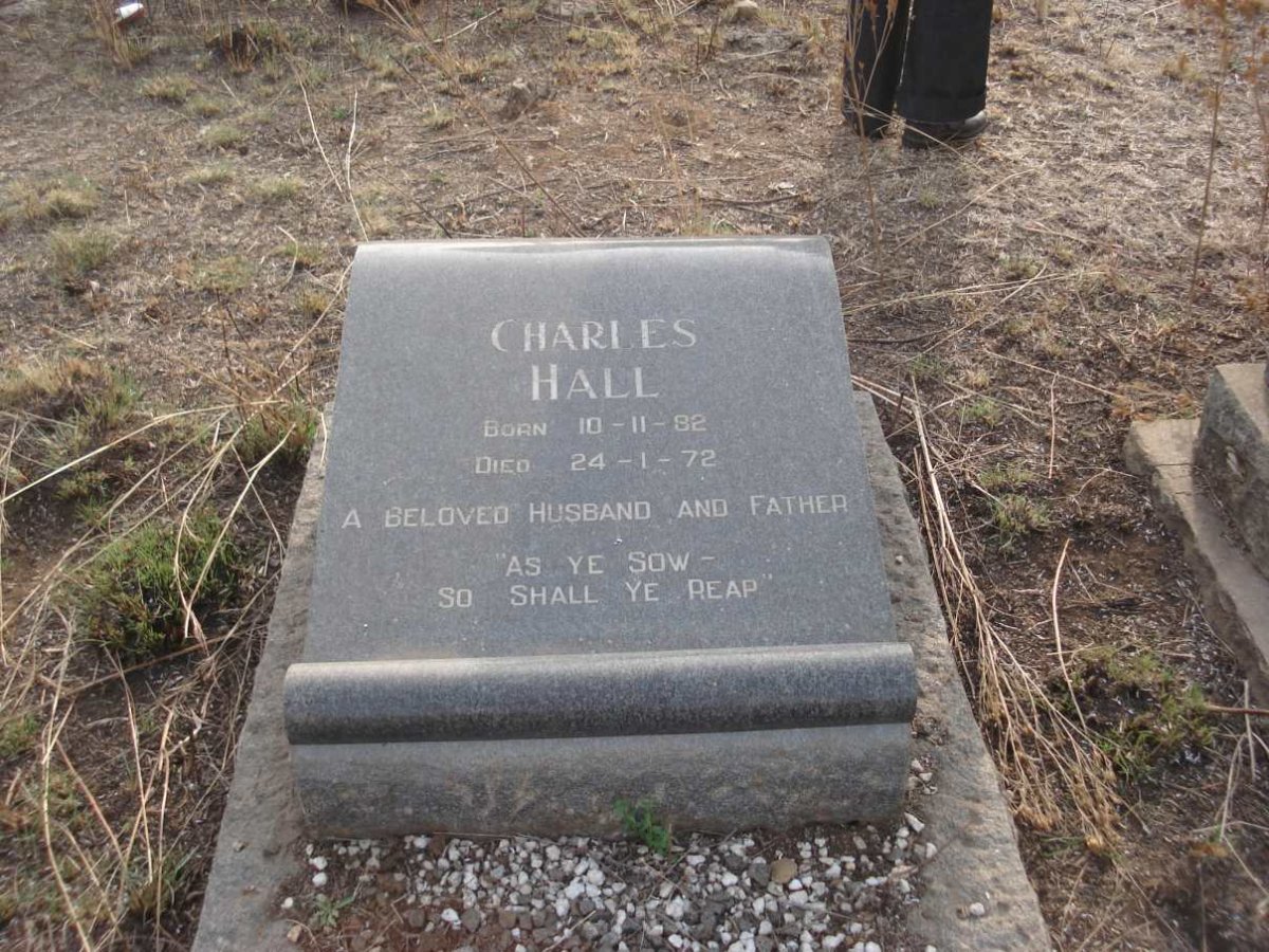 HALL Charles 1882-1972