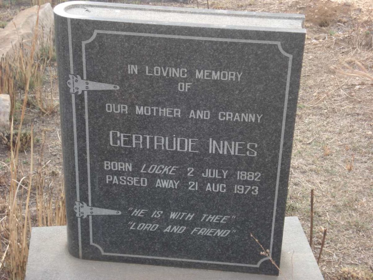 INNES Gertrude 1882-1973