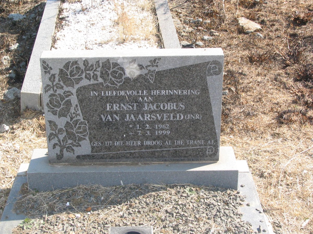 JAARSVELD Ernst Jacobus, van 1962-1999