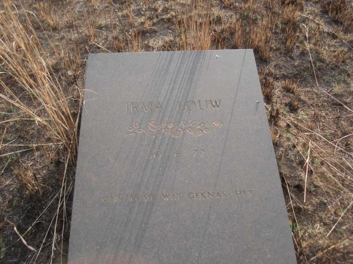 LOUW Irma 1972-1972
