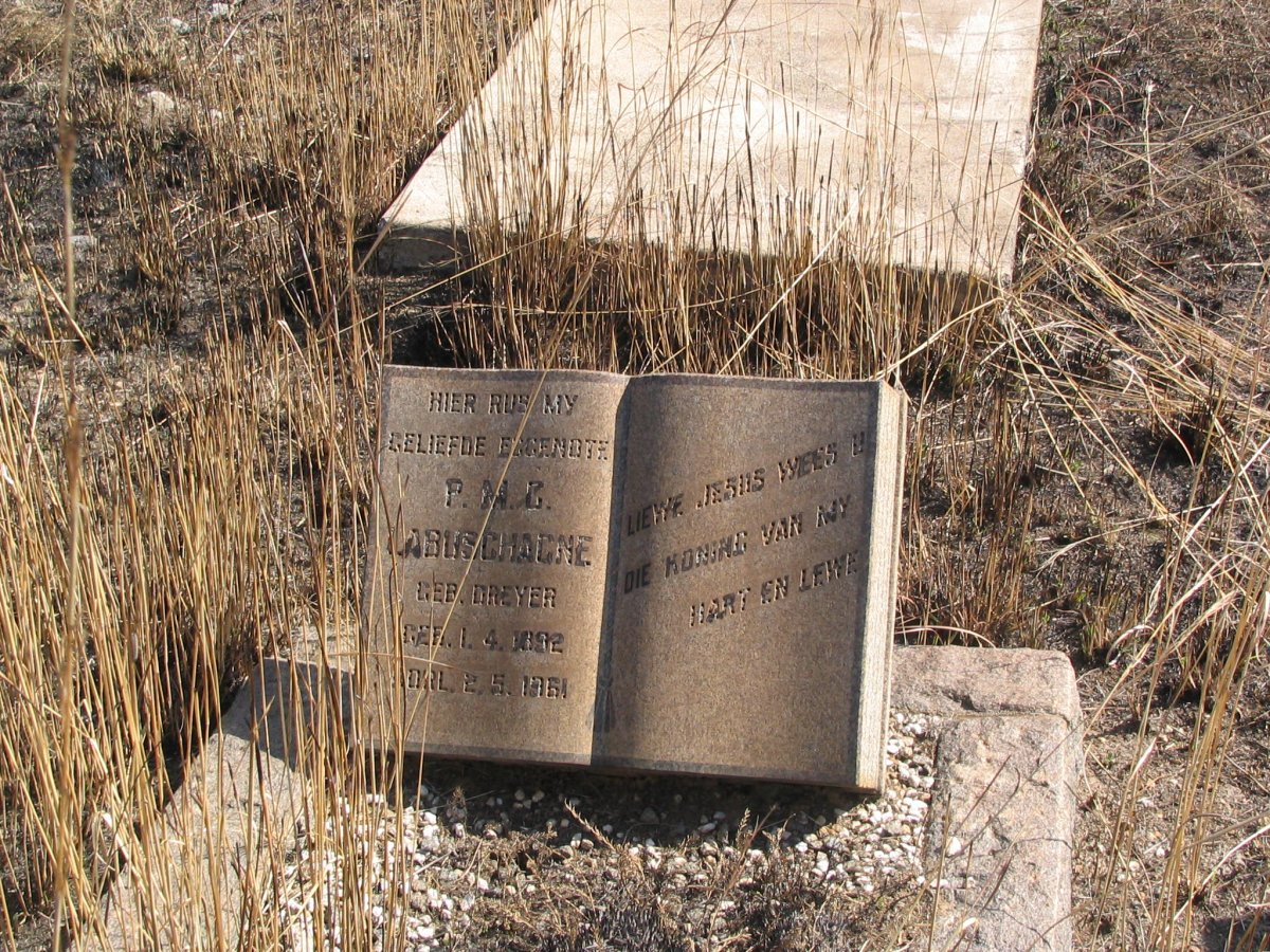 LABUSCHAGNE P.M.G. nee DREYER 1892-1961