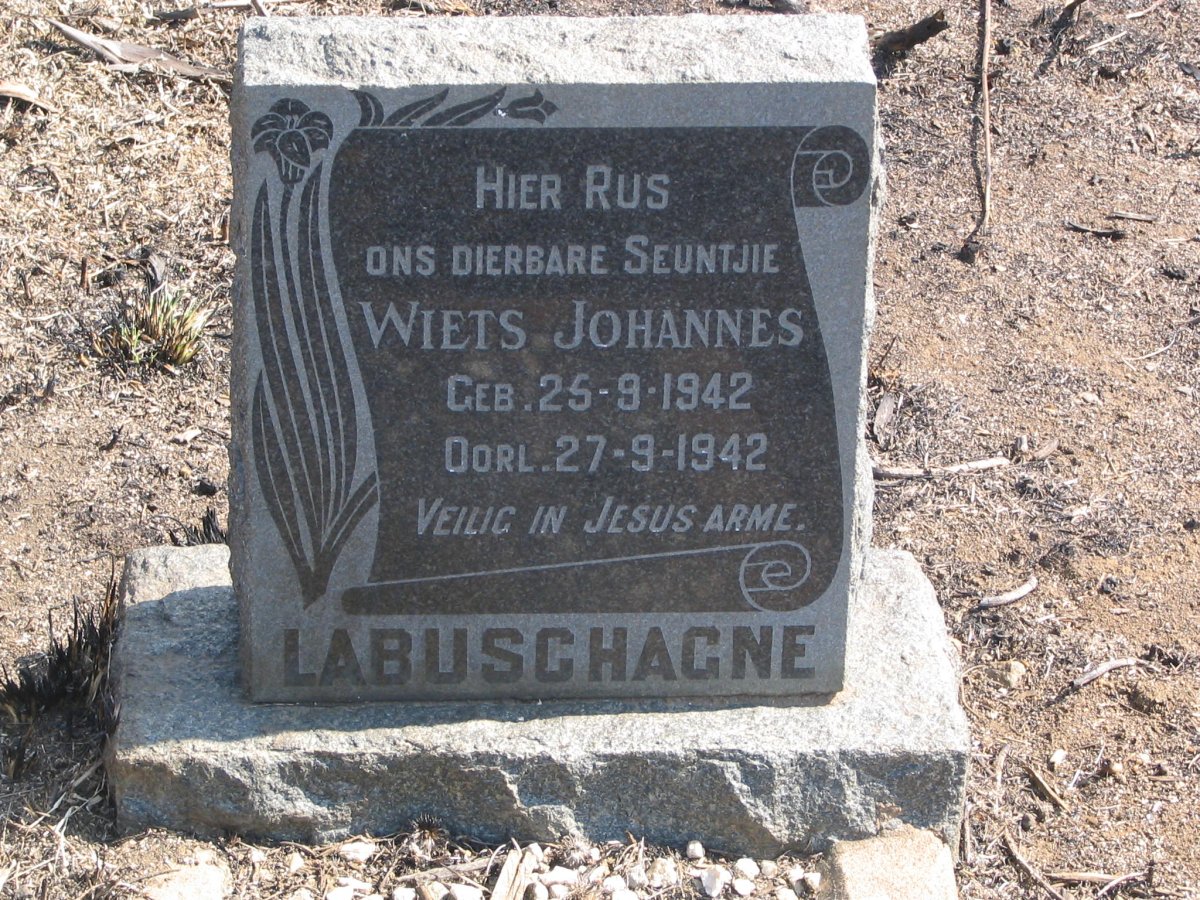 LABUSCHAGNE Wiets Johannes 1942-1942