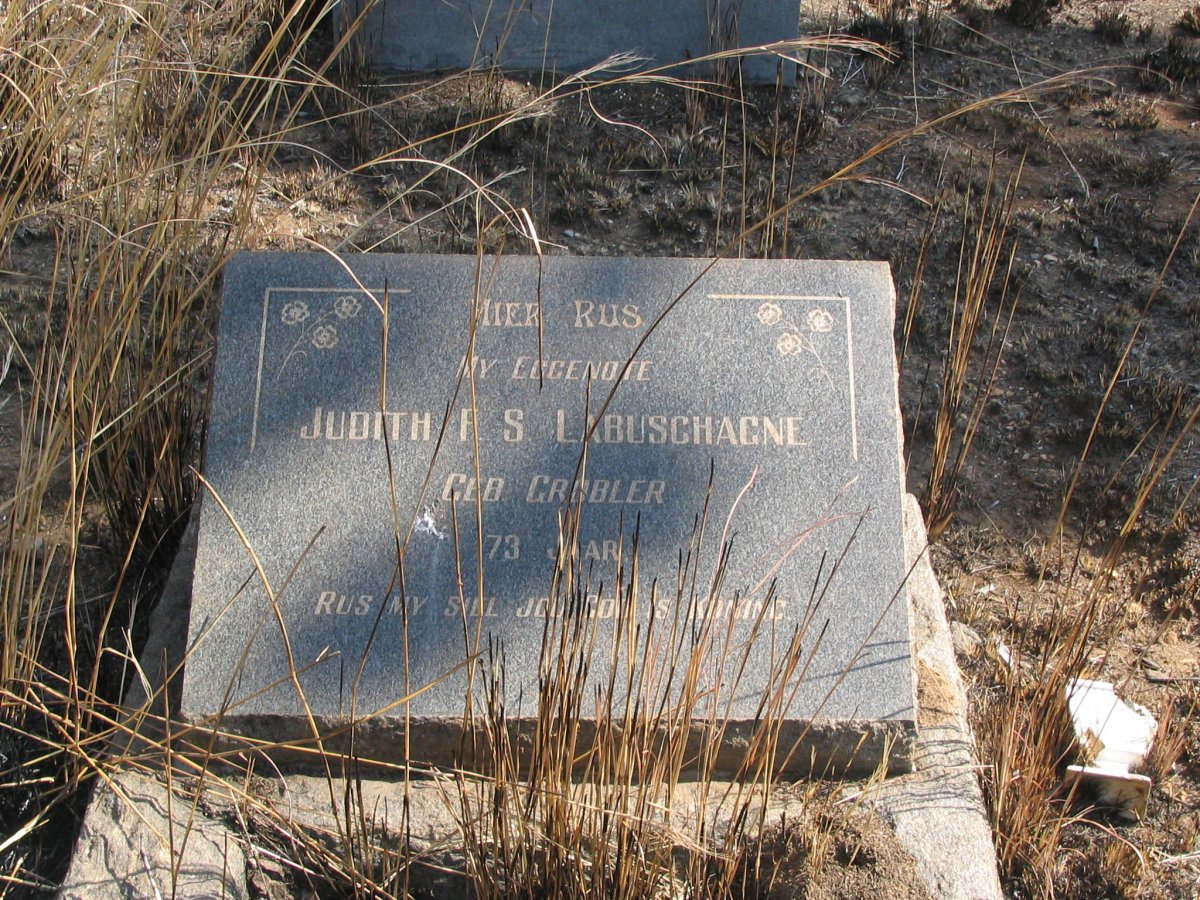 LABUSCHAGNE Judith F.S. nee GROBLER 