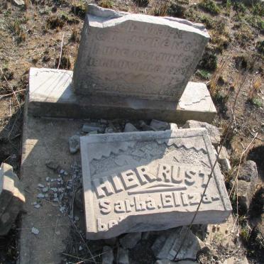 MARX Sarha Elizabeth nee J.V. RENSBURG 1864-1929 _1