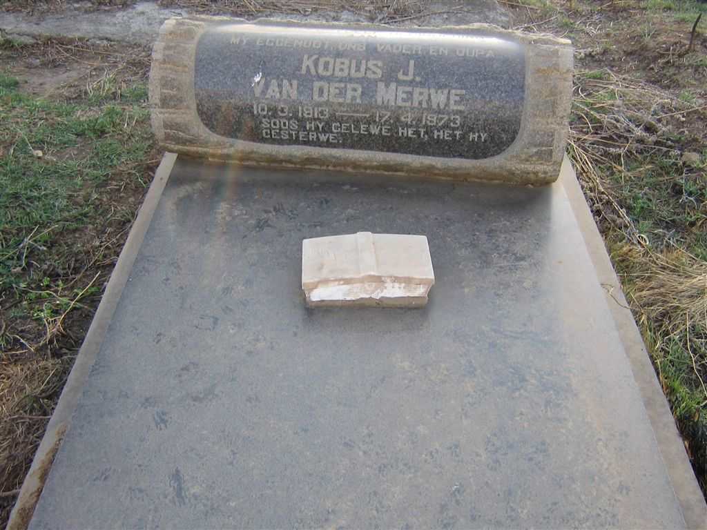 MERWE Kobus J. 1913-1973