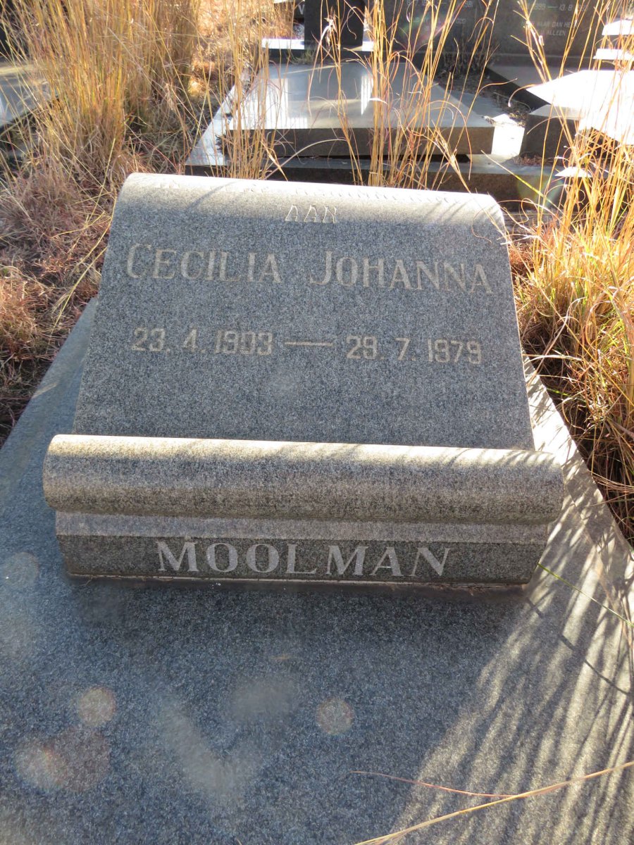 MOOLMAN Cecilia Johanna 1903-1979 