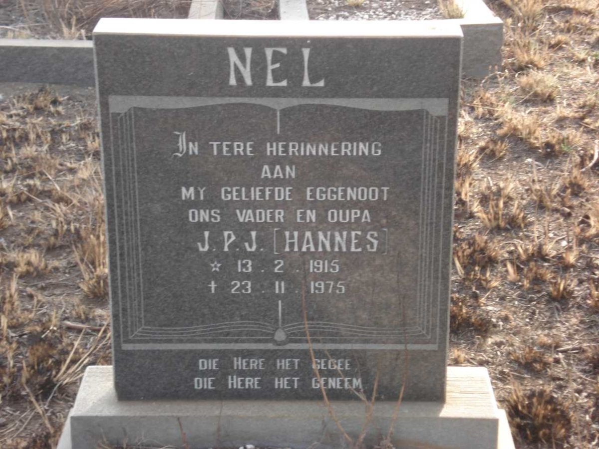 NEL J.P.J. 1915-1975