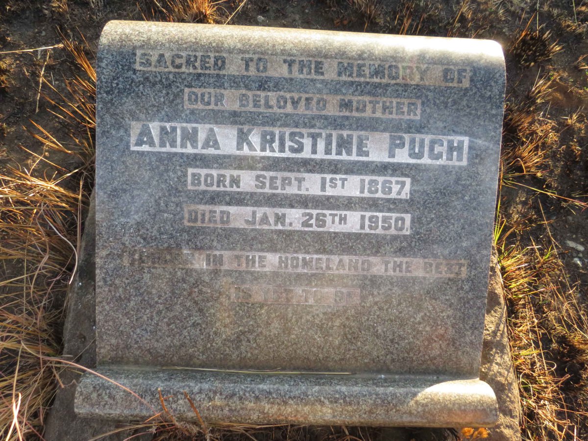 PUGH Anna Kristine 1867-1950