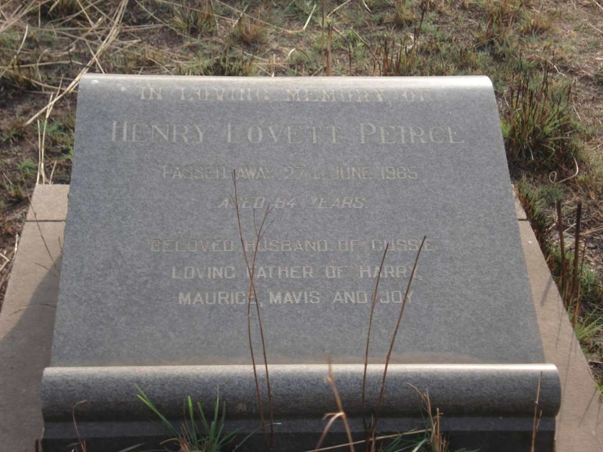 PEIRCE Henry Lovett -1965