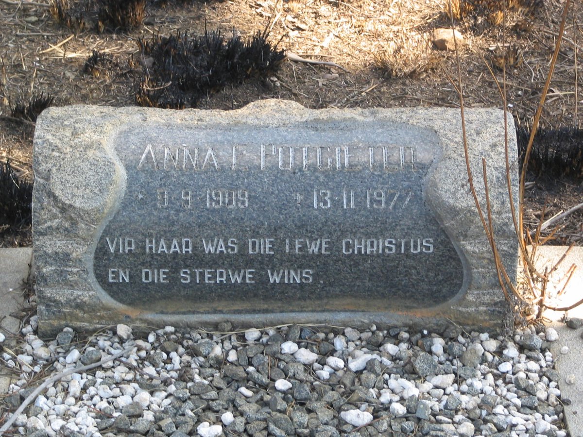 POTGIETER Anna F. 1909-1977