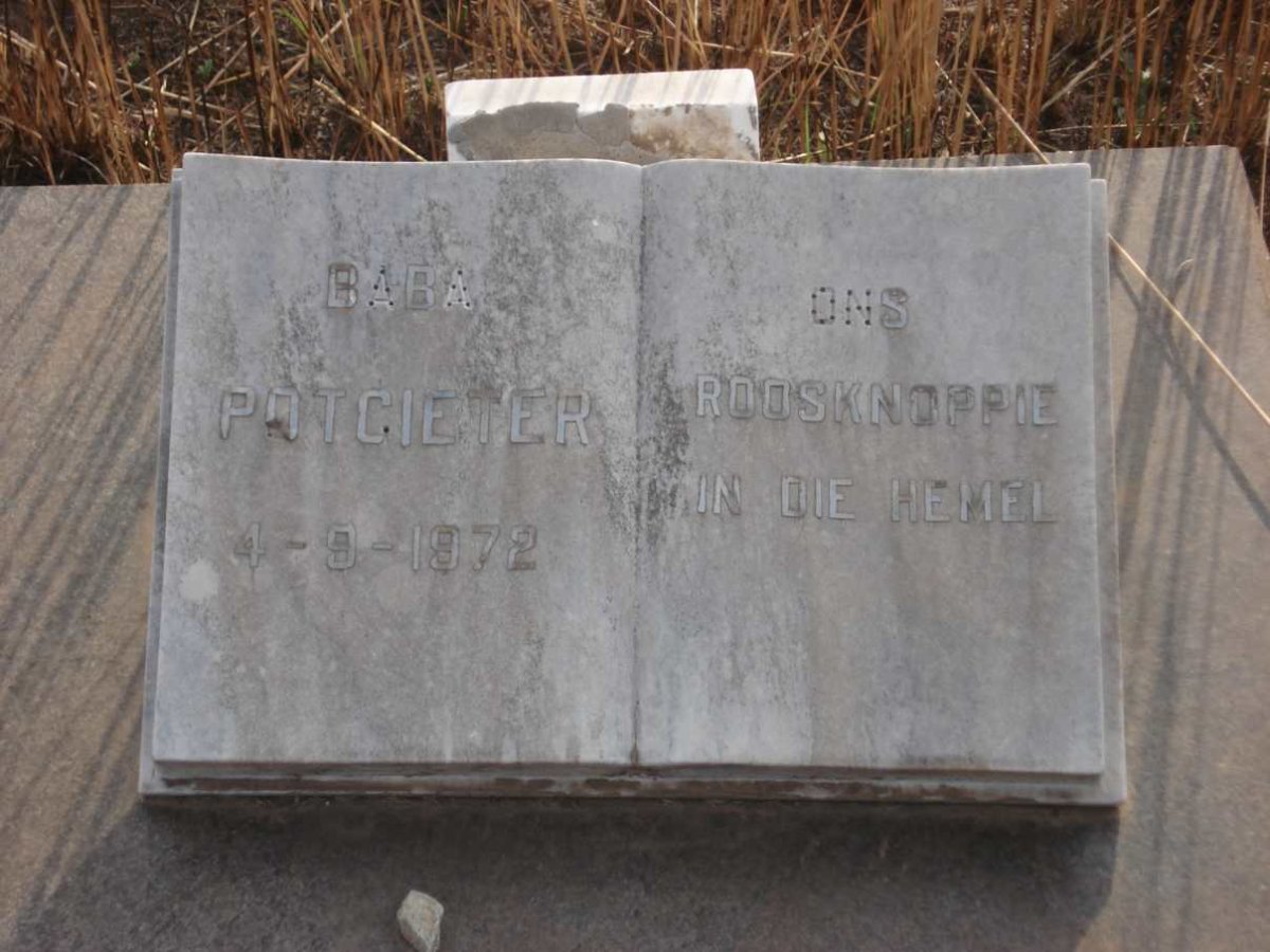 POTGIETER Baba 1972-1972