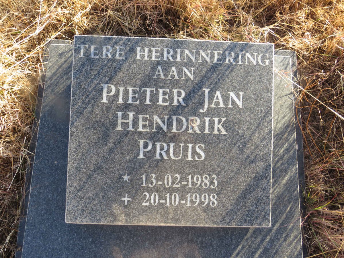 PRUIS Pieter Jan Hendrik 1983-1998