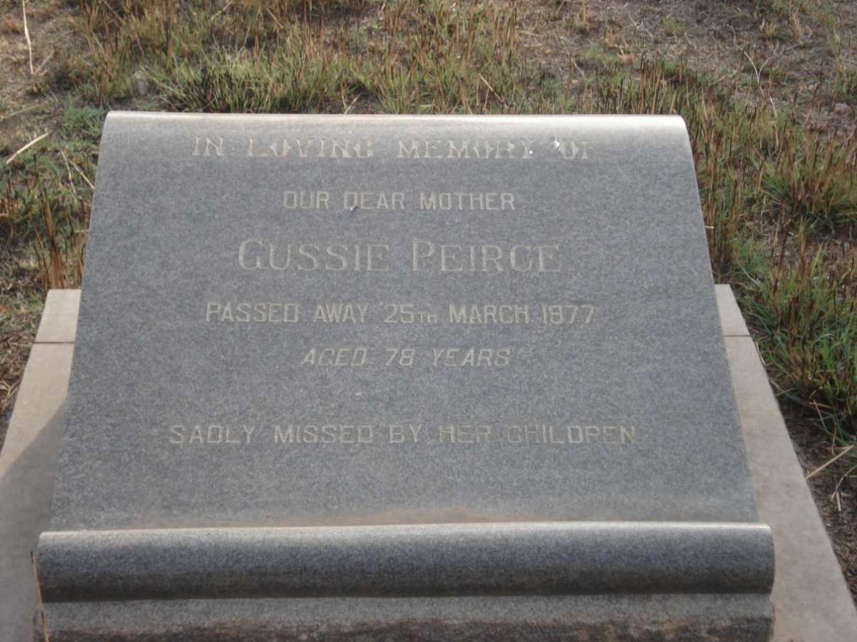PEIRCE Gussie -1977