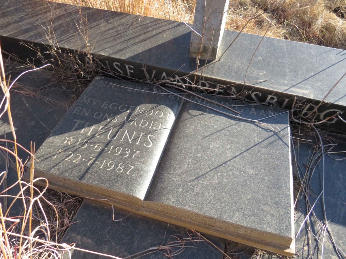 RENSBURG Theunis, Janse van 1937-1987 