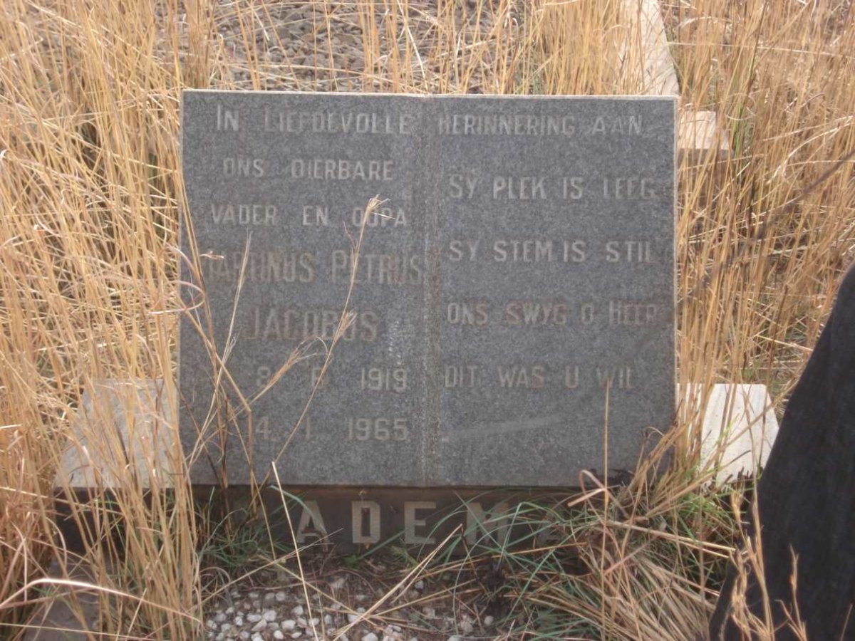 RADEMAN Martinus Petrus Jacobus 1919-1965
