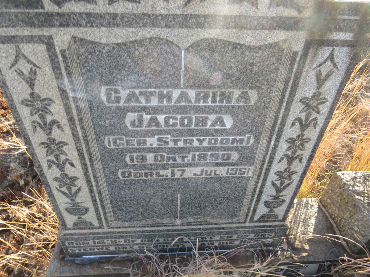 RENSBURG Catharina Jacoba, Janse van nee STRYDOM 1890-1961_3